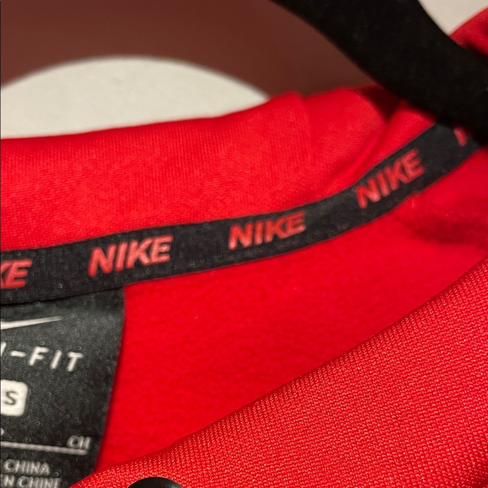 Nike Men's Bold Red Hoodie - Picture 6 of 11